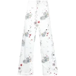 Macgraw Rhythmic Trouser in white print