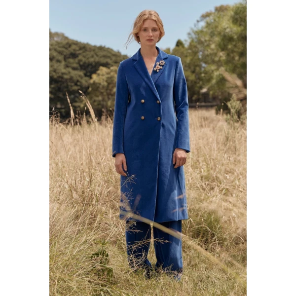Macgraw Royal Coat in Blue, view 2