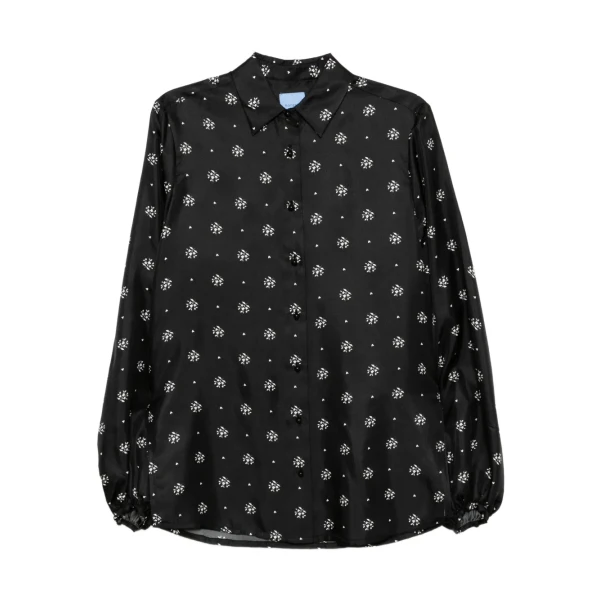 Scholarship Blouse in Black Floral