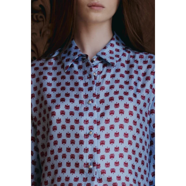 Macgraw Scholarship Blouse in Blue Crest, view 5