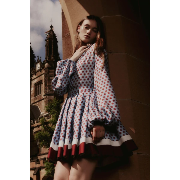 Macgraw Scholarship Blouse in Blue Crest, view 6