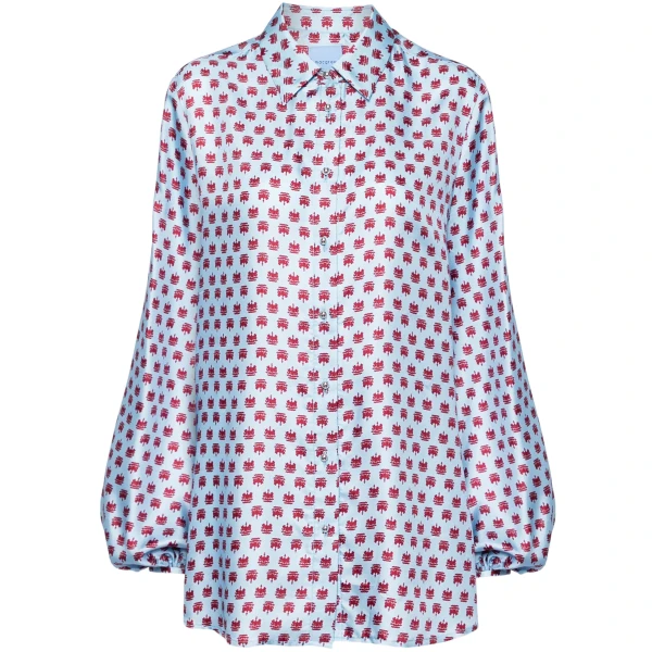 Macgraw Scholarship Blouse in Blue Crest