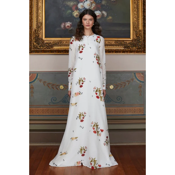 Macgraw Soiree Dress in Ivory, view 2