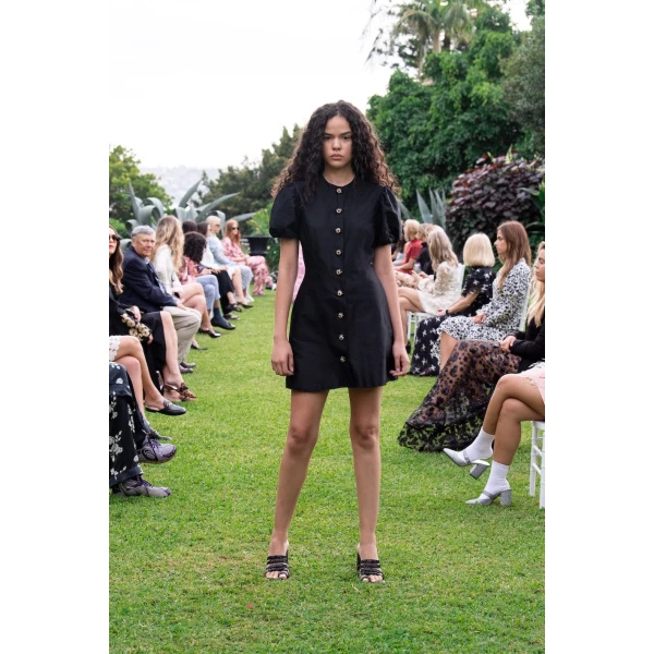 Macgraw Sorbet Dress in Black, view 2