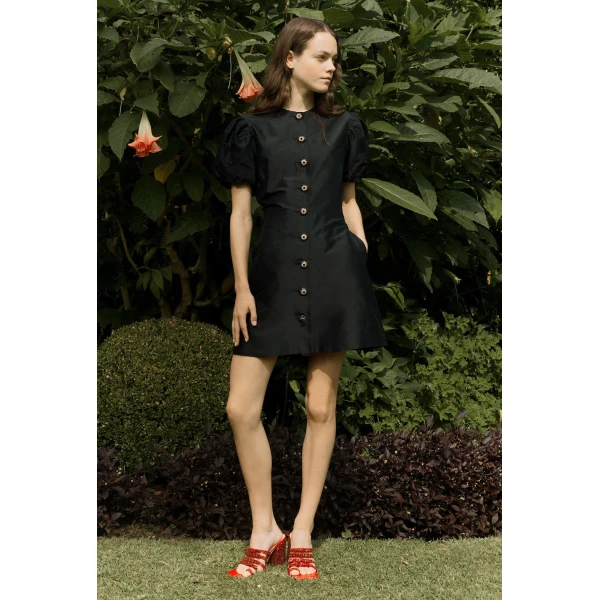 Macgraw Sorbet Dress in Black, view 5