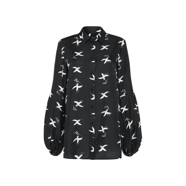 Macgraw St Clair Blouse in Bird Print