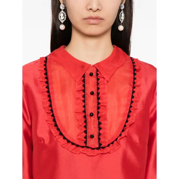 Macgraw Stranger Dress in red, view 4