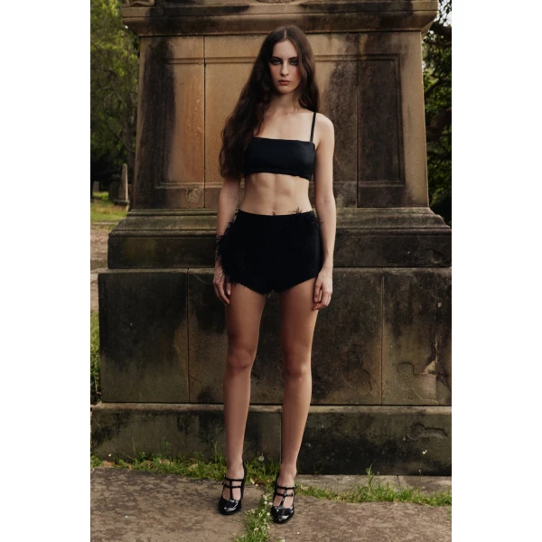 black pants
