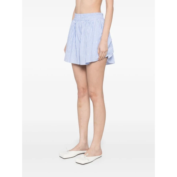 Macgraw Truth Short in Blue stripe with diamanté, view 5