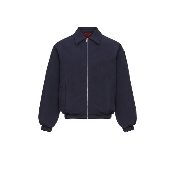 Magda Butrym Padded jacket with dropped shoulder in navy