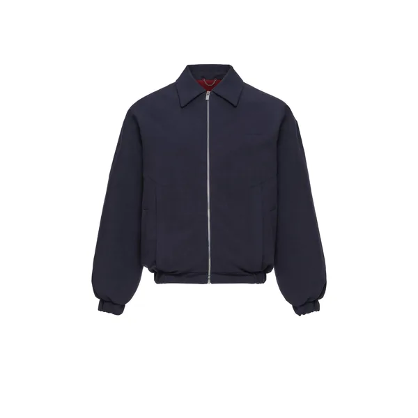 Magda Butrym Padded jacket with dropped shoulder in navy
