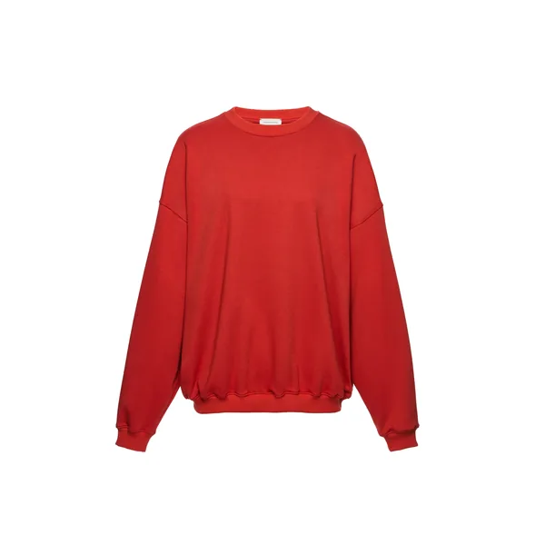 Magda Butrym Warszawa 2014 sweatshirt in red