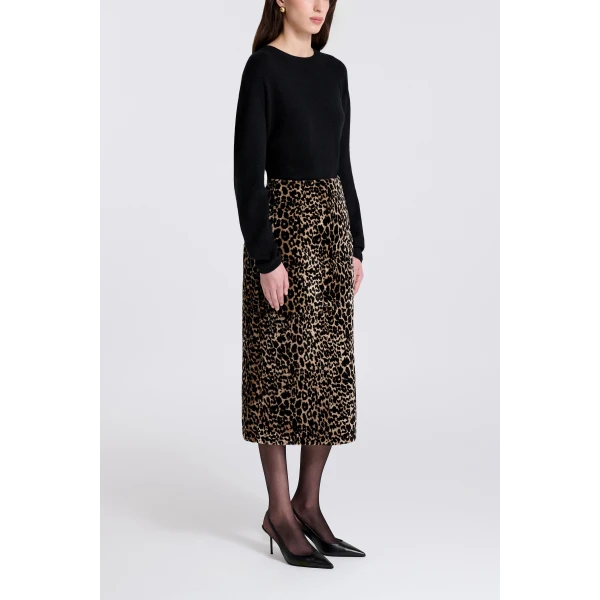 shearling skirt