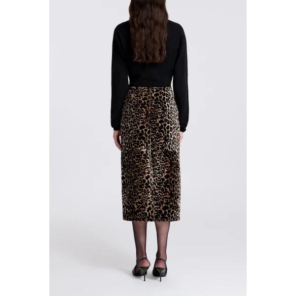 Plush Leopard skirts