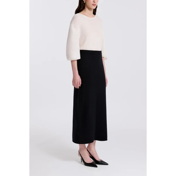 wool cashmere skirt