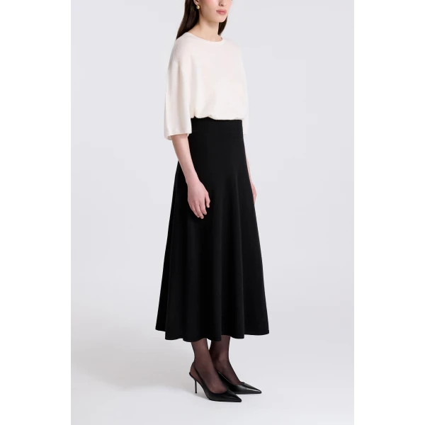 wool cashmere skirt