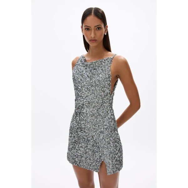 Rachel Gilbert Zayn Mini Dress, view 3