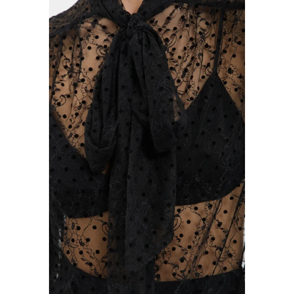 Rebecca Vallance Delphina Blouse in Black