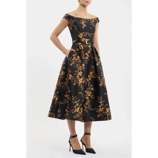 Rebecca Vallance Multicolour midi dress
