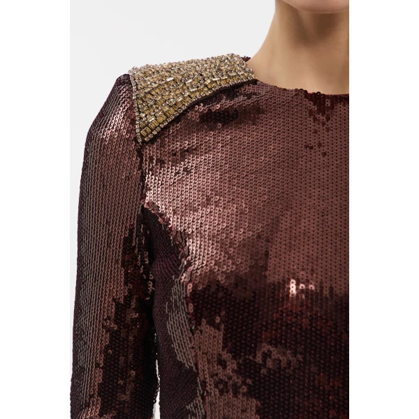 Rebecca Vallance Glimmer Mini Dress