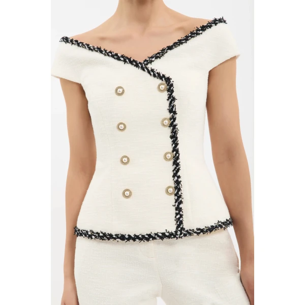 10% cotton and 3% elastane