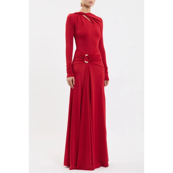 Rebecca Vallance Red maxi dress