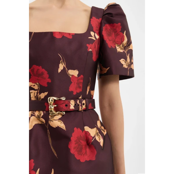 Rebecca Vallance Melora Short Sleeve Midi Dress
