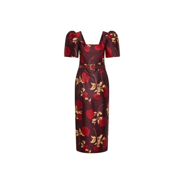 Rebecca Vallance Melora Short Sleeve Midi Dress