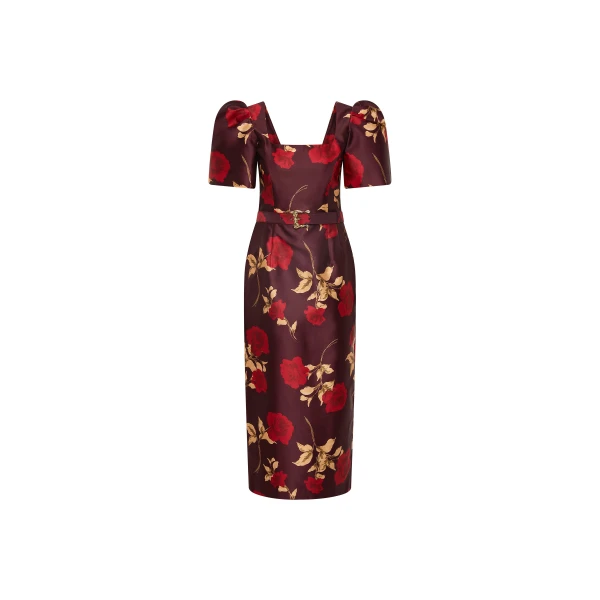 Rebecca Vallance Melora Short Sleeve Midi Dress