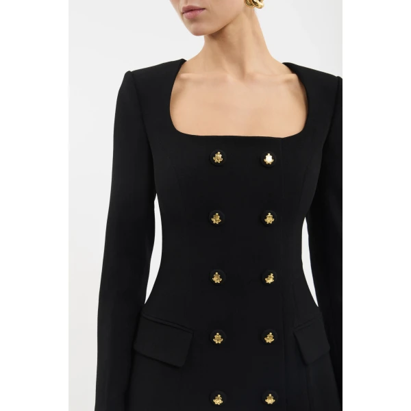 Rebecca Vallance Odilia Long Sleeve Midi Dress
