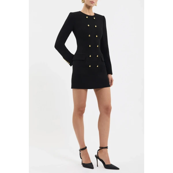 Rebecca Vallance Black mini dress