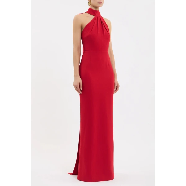 Rebecca Vallance Red gown