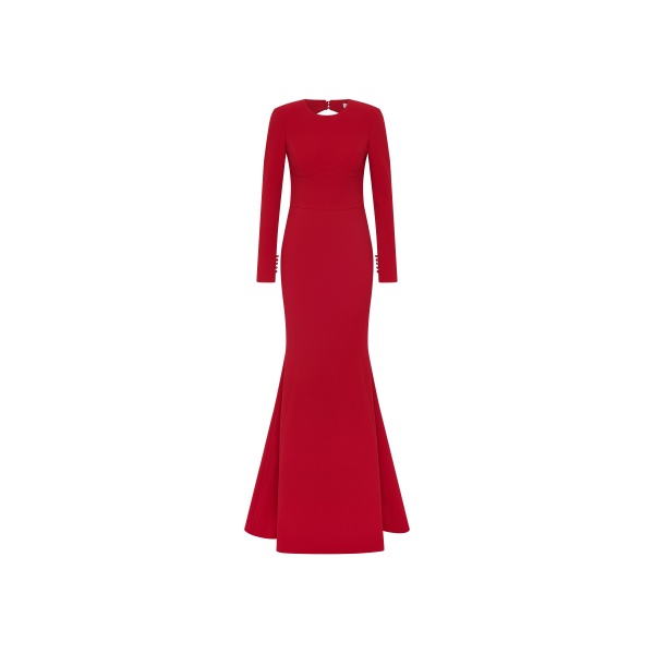 Rebecca Vallance Raziel Long Sleeve Gown