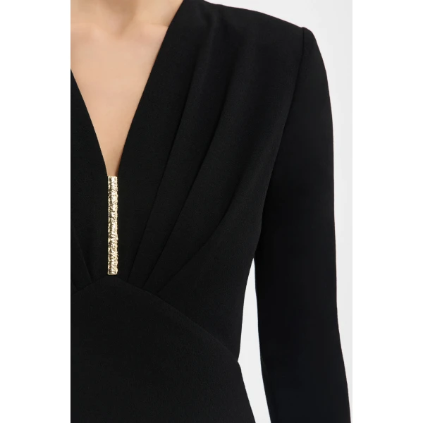 Rebecca Vallance Tallon Long Sleeve Midi Dress