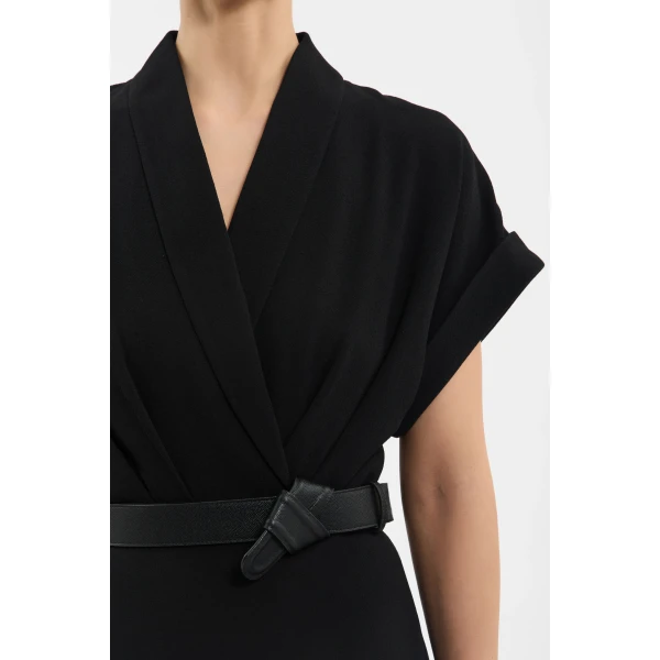 Rebecca Vallance Tallon Short Sleeve Midi Dress
