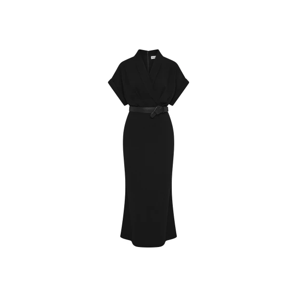 Rebecca Vallance Tallon Short Sleeve Midi Dress