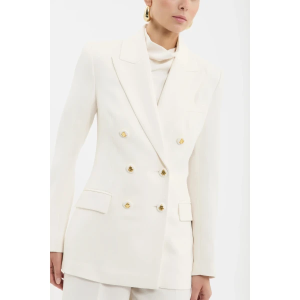 Rebecca Vallance Tallon Top in Cream