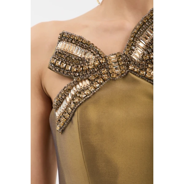 Rebecca Vallance Venus Gown in Gold