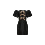 Rebecca Vallance Venus Mini Dress in Black