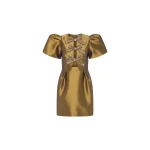 Rebecca Vallance Venus Mini Dress in Gold