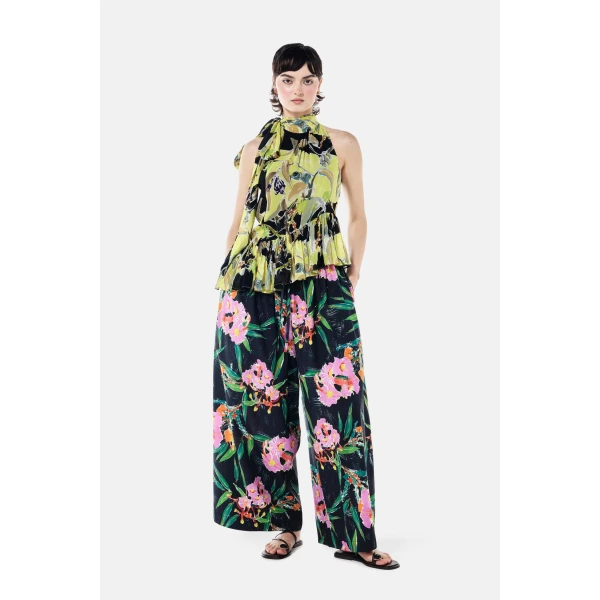 Romance Was Born Acid Gum Chiffon Frill Top
