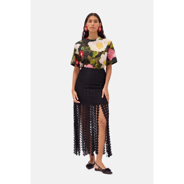Romance Was Born Chain of Hearts Skirt