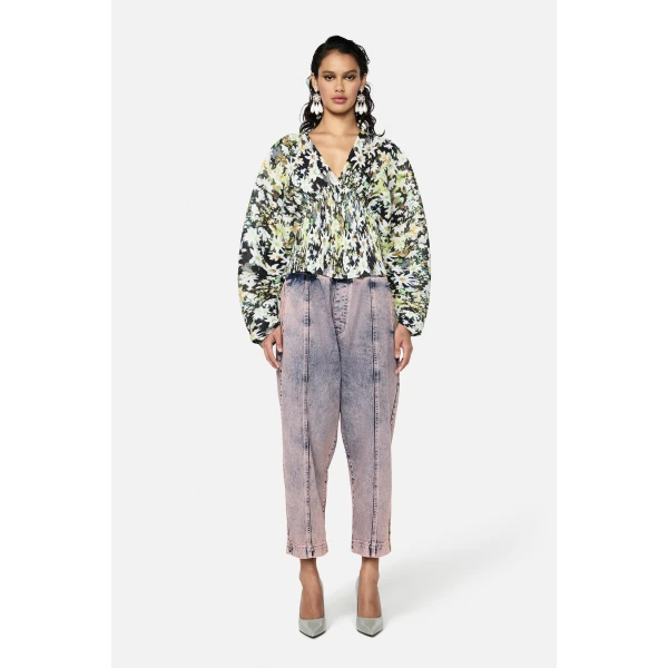 Romance Was Born Flannel Flower Blouse