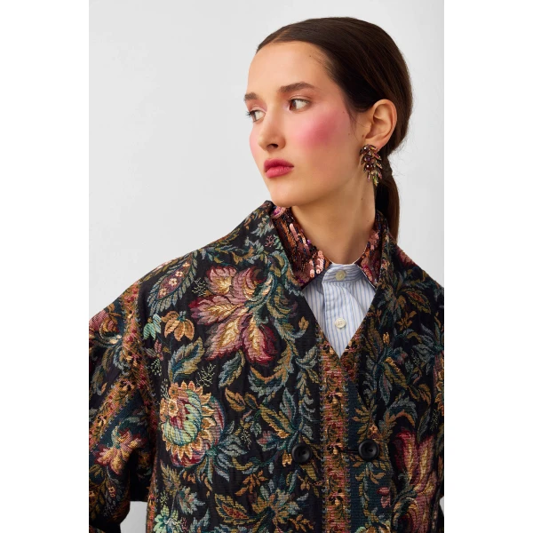 jacquard coats
