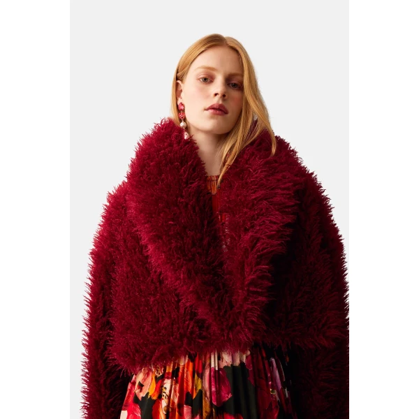 Romance Was Born Fur Crop Coat