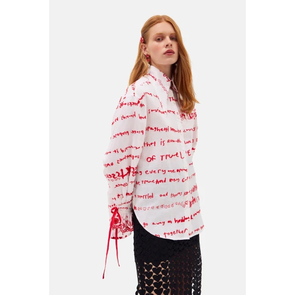 Romance Was Born Love Letter Blouse