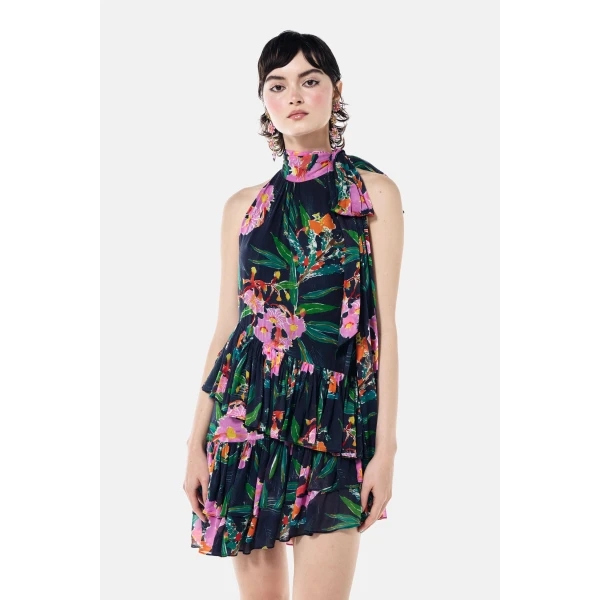 Romance Was Born Night Gum Halter Dress