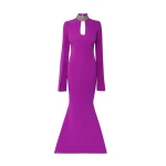 Anouk Magenta Long Dress