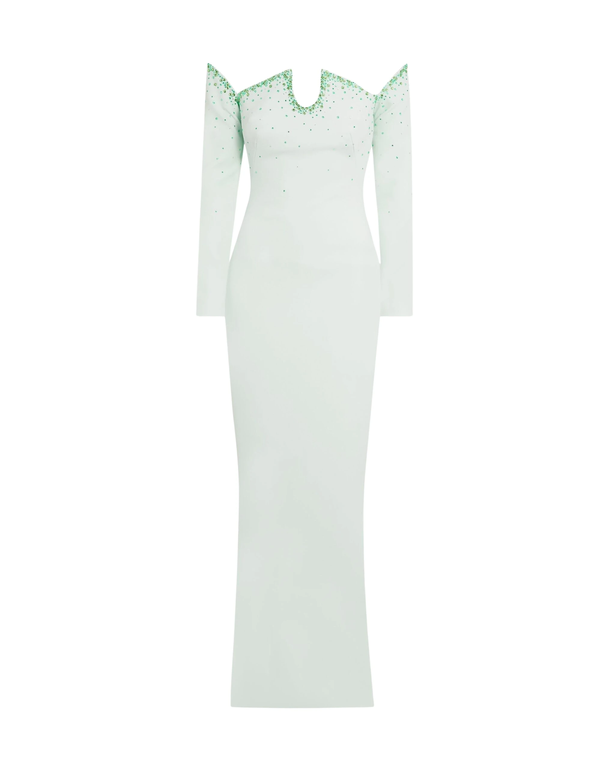 Safiyaa-Bessy-Glacier-Long-Dress-Coveti-scaled20684_nobg Bessy Glacier Long Dress - Image 1
