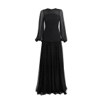 Finley Long Dress in Black